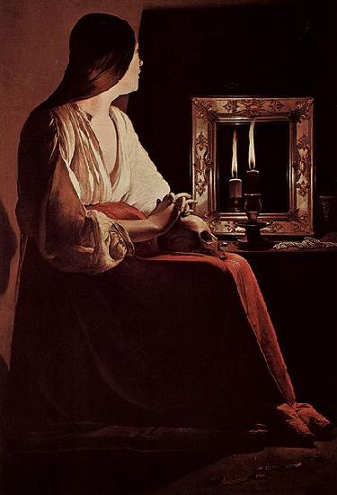 Georges de La Tour Magdalena Wrightsman oil painting image